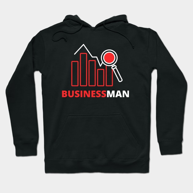 Business man Hoodie by dmerchworld